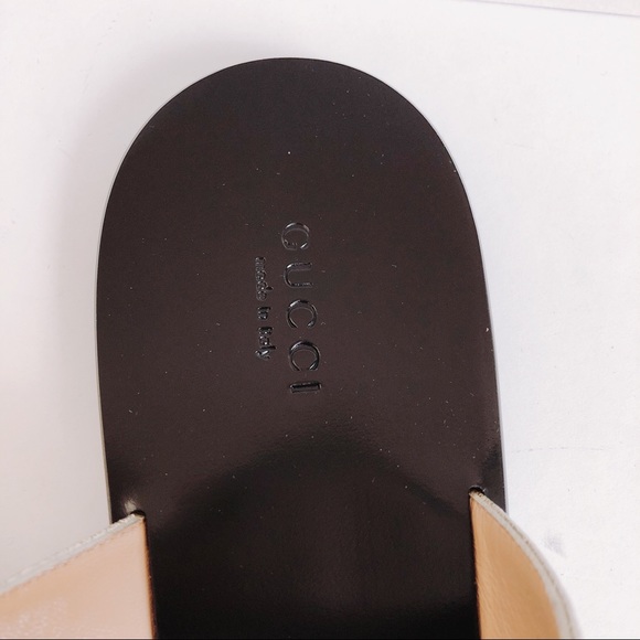 Sold! Gucci Marmont metallic leather thong sandals - Picture 3 of 7